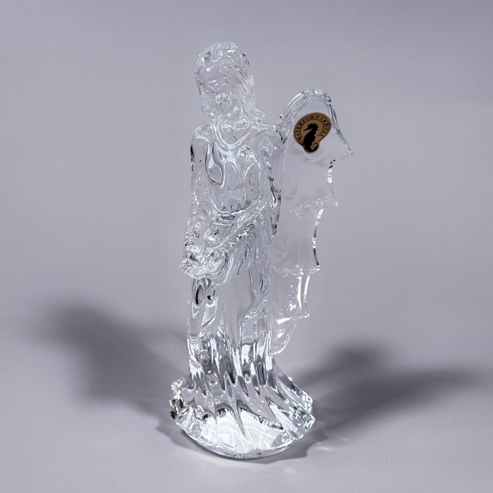 Waterford Clear Crystal Glass Angel of Hope 7-1/4" Sculpted Figurine